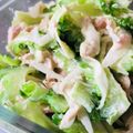 tsunamon's cooksnap of when they made ゴーヤおかかのマヨわさび和え.