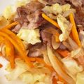 bibibibibi's cooksnap of when they made 1/3日分野菜！キャベツと牛肉の中華炒め.