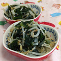 赤い電話's cooksnap of when they made もやしとワカメのナムル.