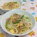 赤い電話's cooksnap of when they made そーめんチャンプル.