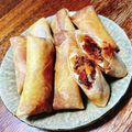 ちゃちゃまる26's cooksnap of when they made 簡単＊とろ〜りチーズのミートソース春巻＊.