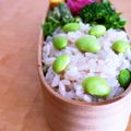 hiroerico's cooksnap of when they made ☆梅と枝豆の混ぜご飯☆.