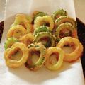 alice1008's cooksnap of when they made ゴーヤの卵揚げ.