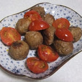 きらり流れ星's cooksnap of when they made ミニトマトと肉団子のさっぱり炒め.
