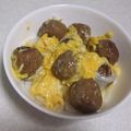 きらり流れ星's cooksnap of when they made 肉団子のふわとろたまご丼.