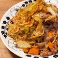 Riyusa's cooksnap of when they made ホットクックでソース焼きそば.