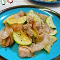 オウジリリノエ's cooksnap of when they made 夏野菜☆ズッキーニと豚肉炒め.