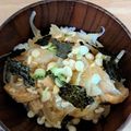 ☆★ＨＡＣＨＩ♪★☆'s cooksnap of when they made お財布にやさしい、あぶたま丼♪.