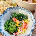 シルバニア's cooksnap of when they made ブロッコリーとカニカマのシーザーサラダ.