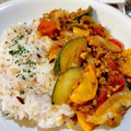 シルバニア's cooksnap of when they made 夏野菜とひき肉の和風カレー炒め.