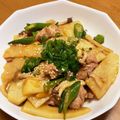 もさな's cooksnap of when they made ご飯に合う♡長芋と豚バラ炒め.