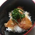 riry12's cooksnap of when they made 鯛の漬けどんぶり.