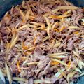 TOMOまる◉U◉'s cooksnap of when they made 牛ごぼうしぐれ煮.
