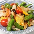 ティモ333's cooksnap of when they made 鶏肉と夏野菜の柚子唐甘酢炒め.