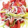 みえ1023's cooksnap of when they made トマトと千切り野菜のさっぱりマリネサラダ.