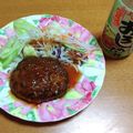 55才のおじさん's cooksnap of when they made おろしハンバーグ.