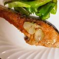 ちゃぎー's cooksnap of when they made 鮭とにんにくのバター醤油焼き♪.