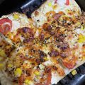 小鉄ニャンコ's cooksnap of when they made 4ヶ月で12kg減★あげピザ.