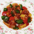 もぐ・ω・くま's cooksnap of when they made あまった鶏の唐揚げで！簡単酢鶏.