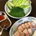 saki0109's cooksnap of when they made 蒸してやわらか！焼肉のたれで簡単ポッサム.