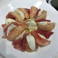 まもまりも's cooksnap of when they made 桃と生ハムとモッツァレラのカプレーゼ＊.