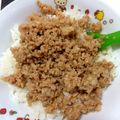 ゃゃッキりん梵's cooksnap of when they made 5分de しっとり鶏そぼろ丼.