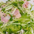 ☆hiroppy☆'s cooksnap of when they made カリカリベーコンと水菜のホットサラダ.