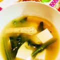 hiromi_ja's cooksnap of when they made ほうれん草と豆腐のお味噌汁.