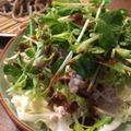 ばたみそーぱん☆'s cooksnap of when they made シャキッ♪豆苗と温しゃぶ豚のおかずサラダ.