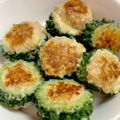 ゆっくん1129's cooksnap of when they made ゴーヤのチーズ入り肉詰め.