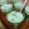 クックI7I5L1☆'s cooksnap of when they made 胡瓜の汁でなんちゃってメロン？チューハイ.