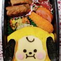 SUNMOONMOM's cooksnap of when they made BT21オムライスチミー弁当.