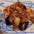 しらたまこむぎ's cooksnap of when they made ■キムチに漬け込んだ鶏肉と茄子の炒め物■.
