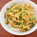 なーなちゃん's cooksnap of when they made ツナと卵のピリ辛そぼろ丼.