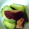 xyzクック's cooksnap of when they made 冷やしておいしい！おばけきゅうりの煮物.
