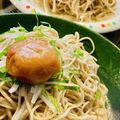 hiromi_ja's cooksnap of when they made 梅でさっぱり　ゴマだれで大根入りお蕎麦　.