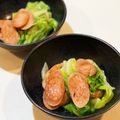 ajyuly's cooksnap of when they made レタス☆魚肉ソーセージ炒め.