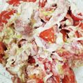しーくれっと・らいふ's cooksnap of when they made 簡単★生ハムのシーザースサラダ.