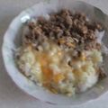 きらり流れ星's cooksnap of when they made ひき肉チーズ丼.