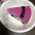 ともももももも♡'s cooksnap of when they made ブルーベリーの簡単レアチーズケーキ。.