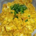賄いのおばちゃん's cooksnap of when they made キムチと豆腐の卵炒め.