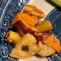 愛猫ベリー's cooksnap of when they made さつまいも・れんこん・にんじんのきんぴら.