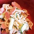 クックQ1UMSY☆'s cooksnap of when they made カレーライスと相性バツグンな大根サラダ.