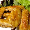 satoyuharu's cooksnap of when they made 手羽先の甘辛焼き.