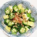 もぐ・ω・くま's cooksnap of when they made さっぱり！オクラと油揚げのお浸し.