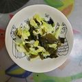 にゃんこ社員's cooksnap of when they made キャベツと若芽の酢の物.