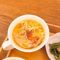 のんちごはん♡'s cooksnap of when they made トマトとエノキの簡単かき卵コンソメスープ.