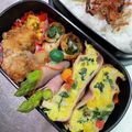 ☆あさ's cooksnap of when they made 簡単★オムレツのハム挟み.