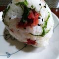 ひっこ's cooksnap of when they made 大葉と梅ぼしのおにぎり♡.