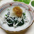 mielle's cooksnap of when they made ほうれん草としらすのおろし和え.